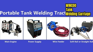 Tank Welding Carriage with Flexible Rails